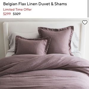 Pottery barn duvet cover